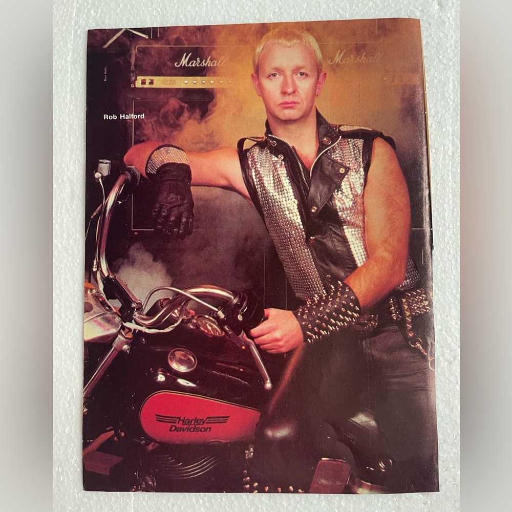 Judas Priest Rob Halford pinup